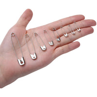 1 x RAW Customer Returns Kesote Safety Pins Back Jewelry Pin Metal Pins Safety Pins for DIY - RRP €20.4