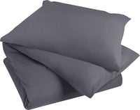 1 x RAW Customer Returns Utopia Bedding bed linen 135x200 set - microfiber duvet cover 135x200 cm 1 pillowcase 50x75 cm - grey - RRP €12.99