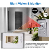 1 x RAW Customer Returns Kadongli KDL Video Intercom, Smart Video Door Phone Doorbell 7 Inch Outdoor IR Camera Waterproof with Monitor for Home 3 Monitor  - RRP €234.16