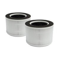 1 x RAW Customer Returns PUREBURG replacement filter compatible with MEDION MD 19778 air purifier, activated carbon and True HEPA, 2-pack - RRP €32.5