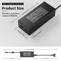 1 x RAW Customer Returns PAUTIX LED Strip EU Plug DC24V 4A Power Supply for LED Strip, AC100-240 Power Adapter LED Driver, 96W Maximum Plug-in Power Supply - RRP €25.2