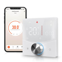 1 x RAW Customer Returns MOES Smart Thermostat Electric Underfloor Heating, WiFi Room Thermostat Room Thermostat Underfloor Heating Programmable Compatible Alexa Echo Google Home, Smart Life Tuya App - RRP €57.47