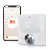 1 x RAW Customer Returns MOES Smart Thermostat Electric Underfloor Heating, WiFi Room Thermostat Room Thermostat Underfloor Heating Programmable Compatible Alexa Echo Google Home, Smart Life Tuya App - RRP €57.47