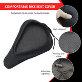 1 x Brand New Hollow ergonomic bicycle seat cover, road bike saddle cushion, bicycle saddle cover, bicycle saddle cover, bicycle gel seat cover, for most bicycles such as road bikes, mountain bikes and trekking bikes, 18 x 28 cm - RRP €32.4