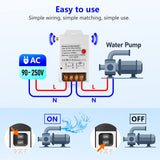 1 x RAW Customer Returns ThisRC radio pump motor remote control switch AC 230V 220V 3000W relay receiver and 2 transmitters control range up to 100-300 meters for lights water pump motor - RRP €27.99