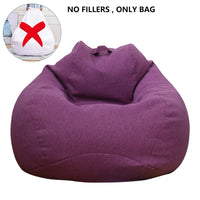 1 x RAW Customer Returns Ghopy Bean Bag for Adults and Kids, Giant Bean Bag Without Filling Made of Fabric, Living Room Bean Bag, for Large Sofa, Lounge Chair Large Armchair for Indoor and Outdoor - RRP €29.23