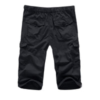 1 x RAW Customer Returns KEFITEVD Men s 3 4 Capri Shorts Knee Length Cargo Shorts Loose Work Shorts with 7 Pockets,Black,40 - RRP €40.32