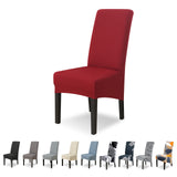 1 x RAW Customer Returns Lydevo Chair Covers XL Set of 4 Stretch Chair Covers Swing Chairs XL for Dining Room Chairs Spandex Universal Chair Cover Large Dining Chair Slipcovers for Chair Dining Room Hotel Banquet, Red Wine - RRP €21.67