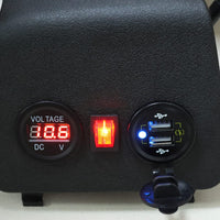 1 x RAW Customer Returns Scooter mobile phone dual USB charger voltmeter voltage display cigarette lighter for Vespa GTS 125 250 300 GTS300 2022 accessories - RRP €57.99