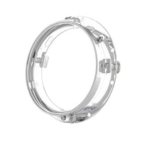 1 x RAW Customer Returns SKUNTUGUANG 7 inch bracket ring LED projector head light for motorcycle chrome  - RRP €27.99