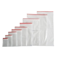 1 x RAW Customer Returns Pack of 100 Zip 15 x 30 cm Bags, Ziplock Poly Bag, Sealing Bag, Shipping Bag, Resealable 40 Sizes to Choose From  - RRP €7.88