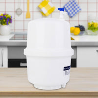 1 x RAW Customer Returns 3.2 Gallon Pressure Water Storage Tank with Ball Valve, Anti-Aging, for delRO Water Purifier Accessory - RRP €55.01