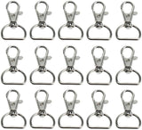 1 x Brand New 100pcs key ring clip, silver key ring swivel key ring clasp lobster hook trigger clip - RRP €20.4