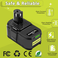 1 x RAW Customer Returns 2X 18V 5.5Ah Lithium Battery for Ryobi P108 RB18L25 P108 RB18L15 RB18L13 P107 P122 P104 P105 P102 P103 - RRP €51.13