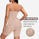 1 x RAW Customer Returns FEOYA Fajas Body Shaper for Women Tight Tummy Control Shapewear Butt Lifter Bodysuit Women s All In One Body Shaper Seamless Shapewear Body Shaper Shorts Apricot XL - RRP €24.98