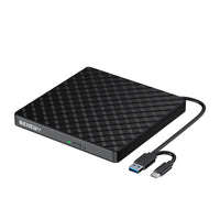 1 x RAW Customer Returns BENEWY CD DVD Burner External Drive USB 3.0 Type C, Portable Drive, RW Player, plug play low noise, Slim, for Laptop, Desktop, Mac, Macbook, OS Windows Linux - RRP €21.61