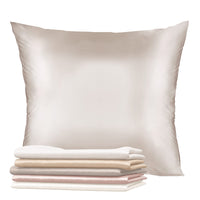 1 x RAW Customer Returns Silk Pillowcases - 65x65 cm - Weight 19 Momme 100 Pure Mulberry Silk Double Sided - Silk Pillowcase for Hair and Skin, Anti-Aging, Anti-Bed Bugs - Silver Gray - RRP €30.24