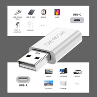 1 x RAW Customer Returns MOSWAG USB C Female to USB Male Adapter, USB C to USB Adapter Compatible with Apple MagSafe Charger, Watch Series Ultra 8 7 se, iMac, MacBook Pro, MacBook, Laptops, PC, Computer and More - RRP €21.6