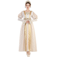 1 x RAW Customer Returns Fiamll Women s Medieval Regency Dress Victorian Renaissance Dress Empire Greek Goddess Costume Dress S - RRP €43.02