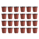 12 x Brand New DOITOOL 100 pieces plastic plant pots, small cultivation pots, plastic flower pot 10 cm round plastic cultivation pots for plants, flower pots for seedlings and cuttings diameter 90 mm  - RRP €248.28