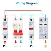 1 x RAW Customer Returns Jadeshay Fuses, 4 pieces Solar PV fuse holder 1000V DC RT18-32X 1P 10x38 mm fuse holder DIN rail with light, 30A fuses, gPV fuse link - RRP €26.4