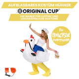 1 x RAW Customer Returns AirSuit Inflatable Chicken Costume Unusual inflatable costume Premium quality Adult size Polyester Comfortable to wear Resistant With inflation system OriginalCup  - RRP €39.99