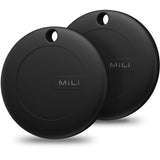 1 x RAW Customer Returns MiLi MiTag Key Finder for Apple Find My APP iOS ONLY , Key Finder, Bluetooth Smart Tracker Tag for Luggage Cordless Bags, IP67 Waterproof, Replaceable Battery, 2 Pack - RRP €26.99