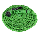 1 x RAW Customer Returns Expandable Hose with Water Pressure, Expandable Green Hose with Watering Gun 7 Modes 7.5M  - RRP €25.0