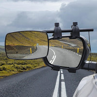 1 x RAW Customer Returns 2PCS Car Towing Mirror - Caravan Exterior Mirrors Trailer Extension Double Long Arm Glass Rearview Mirrors - RRP €50.39