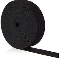 1 x Brand New Meet-shop Elastic Band, Elastic Band Flat Sewing Ribbon 11 Meters x 20 mm Elastic Sewing Bobbins for Sewing Craft Accessories Black  - RRP €22.8