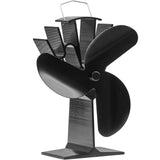 1 x RAW Customer Returns Fireplace fan stove fan powerless heat-operated stove fan for wood stove pellet stove fireplace fan - RRP €26.6