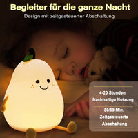 1 x RAW Customer Returns Cute Rechargeable Night Light with 7 Colors and Timer, Children s Bulb Night Light for Toddler Baby Christmas Gifts, Touch Portable LED Silicone Lamp for Children s Room - RRP €20.16