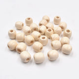 2 x RAW Customer Returns Jaydis Natural Large Hole Wooden Beads 4 Colors Wood European Loose Spacer Beads 16mm Dreadlock Hair Braids Beads for DIY Rosary Macrame 220pcs - RRP €31.98