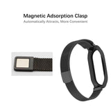 1 x RAW Customer Returns Transmore 2 Pack Metal Bracelet for Xiaomi Band 8 Replacement Bracelet Compatible with Xiaomi Mi Band 8 Stainless Steel Strap Magnetic Buckle Bracelet Black Silver - RRP €10.07