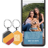 1 x Brand New DISONTAG Personalized Dog Tag Personalized Dog Tag Pet Unique Information Display Changeable - RRP €16.8