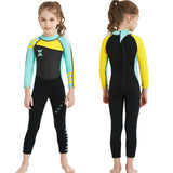 1 x RAW Customer Returns Gogokids Kids Wetsuits - Boys Girls Rash Guard One Piece Thermal Swimsuits 2.5mm Neoprene Diving Suit Snorkeling Suit UV Protection 50  - RRP €43.55