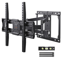 1 x RAW Customer Returns Perlegear TV wall mount, TV mount for 37-75 inch flat curved TVs, swivel tilting wall mount TV up to 50kg, max.VESA 600x400mm - RRP €49.99