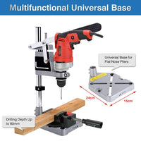 1 x RAW Customer Returns Drill Press Stand, Universal Drill Workbench, Electric Drill Stand with Clamp for Home or Shop Use with Base - RRP €28.06