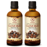 1 x RAW Customer Returns Clove Oil Set 2x100ml - Pure Natural Essential Clove Oil - Eugenia Caryophyllus - Essential Clove Bud Oil - for Beauty - Aroma Diffuser - Fragrance Lamp - Clove Bud Oil - RRP €28.51