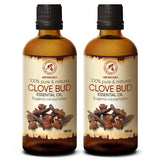 1 x RAW Customer Returns Clove Oil Set 2x100ml - Pure Natural Essential Clove Oil - Eugenia Caryophyllus - Essential Clove Bud Oil - for Beauty - Aroma Diffuser - Fragrance Lamp - Clove Bud Oil - RRP €28.51