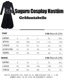 1 x RAW Customer Returns Fiamll Jujutsu Kaisen Cosplay Costume Anime Geto Suguru Cosplay Costume Outfit Uniform Full Set Halloween for Men Boys XL - RRP €53.44