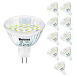 1 x RAW Customer Returns Thokono MR11 GU5.3 LED warm white 2700K, 3W Replaces 20W halogen bulbs, 330Lm, pack of 10, AC DC 12V-24V flicker-free spotlight, 120 beam angle, non-dimmable - RRP €21.99