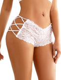 1 x RAW Customer Returns ohyeahqueen Women s Tummy Control Thong Sexy Lace Panty Push Up Hipster Straps Cotton Waist Briefs Underwear for Women - RRP €27.6