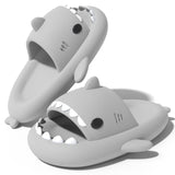 1 x RAW Customer Returns NIBESSER Shark Slides Cute Shark Slippers for Women Shark Slippers Men Soft Non-Slip Flip Flops for Women Slippery Slippers Open Toe Slides - RRP €60.0