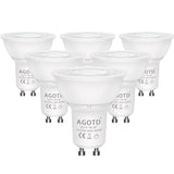 1 x RAW Customer Returns AGOTD GU10 Dimmable LED Lamps, 6500K Cold White, 7W 230V Gu 10 Cold White LED Bulbs, Replaces 50W Halogen Lamps MR16, 38 Degrees, Pack of 6 - RRP €25.99