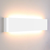 1 x RAW Customer Returns Lightess 18W 40CM wall lamp LED indoor modern wall light white up down hallway lamp wall lighting 16W IP44 made of thick aluminum for living room bedroom hallway stairs etc., neutral white - RRP €31.38