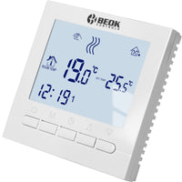 1 x RAW Customer Returns WiFi Heating Thermostat for Gas Water Boilers, Room Thermostat with Programmable Smart Voice Control for Floor Heating Compatible with Alexa, Google 3A AC220V BOT-313WIFI - RRP €45.83