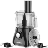 1 x RAW Customer Returns Compact food processor, Anthter CY-312 Professional Food Processor, 220V, 500W, with 7 accessories, 1.5 L processor cups, reversible disc, chopping blade and dough blade for chopping, cutting and dough - RRP €58.73