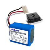 1 x RAW Customer Returns Aibatt NI-MH rechargeable battery, replacement battery for IRobot Braava 380, 380T, 390T, Compatible with Mint 5200 5200B 5200C cleaning robot 7.2V 2200mAh  - RRP €22.07