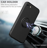 1 x Brand New Esakycn Case for iPhone 7 Plus 8 Plus Protective Case Silicone with 2 Screen Protector 2 Camera Film, Magnetic Car Holder Ring Stand Shockproof Mobile Phone Case for iPhone 8 Plus 5.5 , purple - RRP €21.6